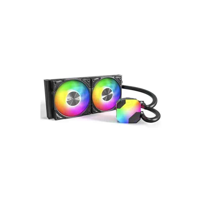 Kit Watercooling AIOMontechHyperFlowRGB - 240mm (Noir) | MonPC.Store