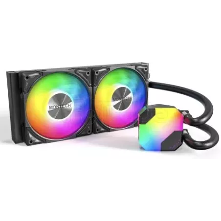 Kit Watercooling AIOMontechHyperFlowRGB - 240mm (Noir) | MonPC.Store