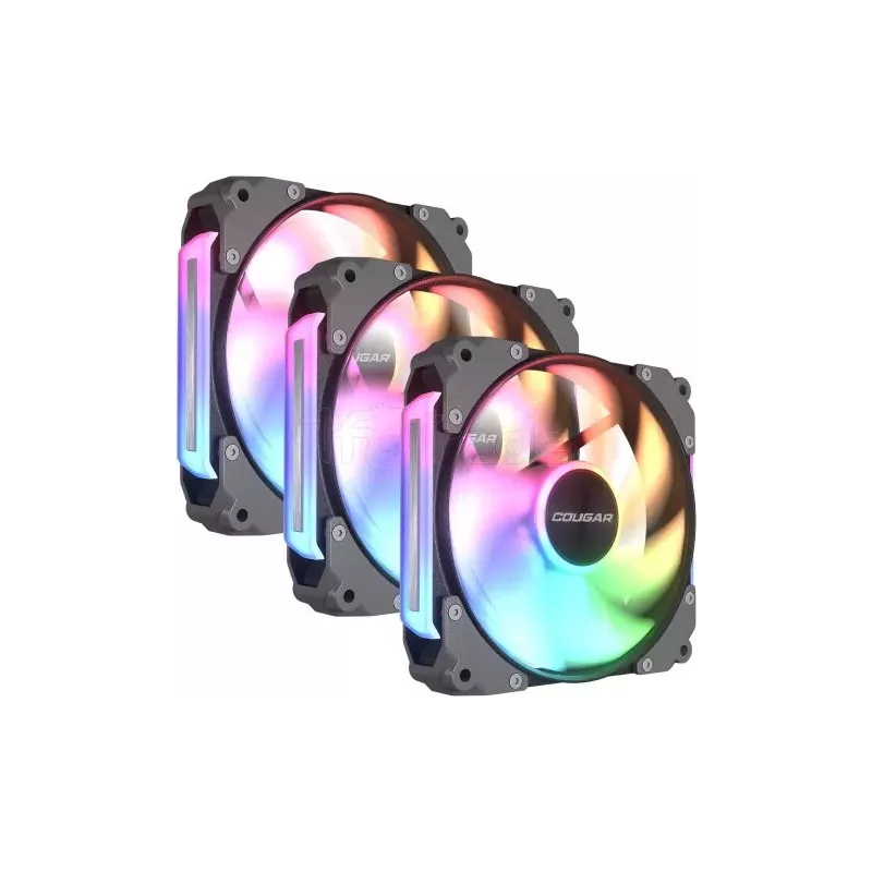 Lot de 3 Ventilateurs de boitier CougarApolarRGB… | MonPC.Store