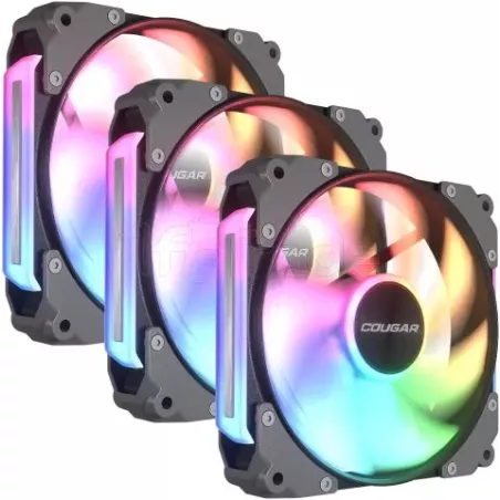 Lot de 3 Ventilateurs de boitier CougarApolarRGB… | MonPC.Store