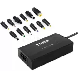 Chargeur universel TooQ 100W - 12 embouts (Noir) | MonPC.Store