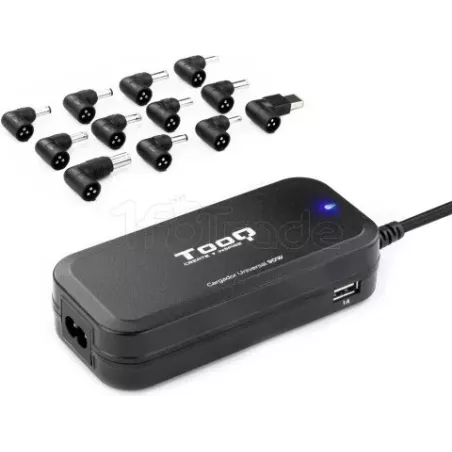 Chargeur universel TooQ 90W - 12 embouts | MonPC.Store