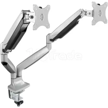 Support double-écran à fixer TooqDB3132TNR13"-32" (9kg… | MonPC.Store