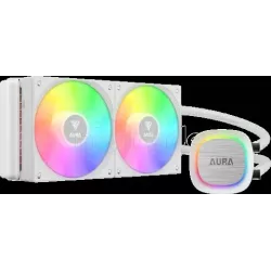 Kit Watercooling AIOGamdiasAura GL V2RGB - 240mm (Blanc) | MonPC.Store