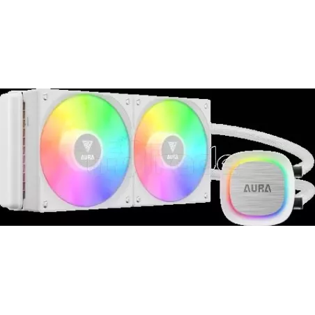 Kit Watercooling AIOGamdiasAura GL V2RGB - 240mm (Blanc) | MonPC.Store