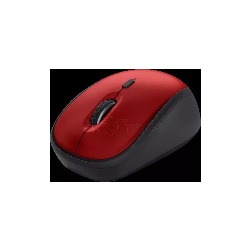 Souris sans filTrustYvi+ Silent(Rouge) | MonPC.Store