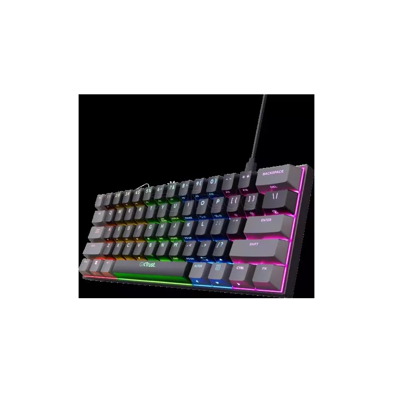 Clavier GamerTrustGXT 867 Acira 60 Mini RGB (Noir) | MonPC.Store