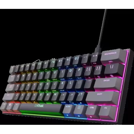 Clavier GamerTrustGXT 867 Acira 60 Mini RGB (Noir) | MonPC.Store