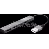 Hub USB 2.0TrustHalyx - 4 ports (Gris) | MonPC.Store