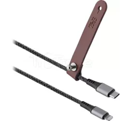 CâbleT'nBUSB-C - Lightning M/M 1,5m (Noir/Gris) | MonPC.Store