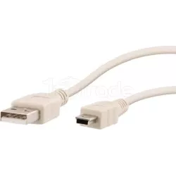 CableT'nBUSB 2.0 type A - Mini B M/M 1m (Blanc) | MonPC.Store