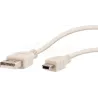 CableT'nBUSB 2.0 type A - Mini B M/M 1m (Blanc) | MonPC.Store