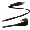 Cable USB-CT'nBM/M 2m coudé 180° (Noir) | MonPC.Store