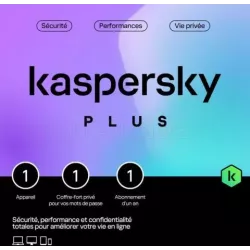 KasperskyPlus- 1 appareil / 1 an (OEM) | MonPC.Store