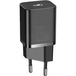 Chargeur secteurBaseusSuper Si 1x port USB-C 20W (Noir) | MonPC.Store