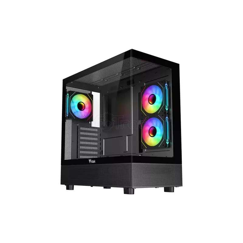 Boitier Moyen Tour ATXiTekShowbui 42RGB avec panneaux… | MonPC.Store