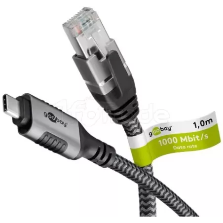 CableGoobayUSB vers RJ45 1m (Gris) | MonPC.Store