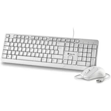 Pack 2en1 (Clavier/Souris)NGSCocoa (Blanc) | MonPC.Store