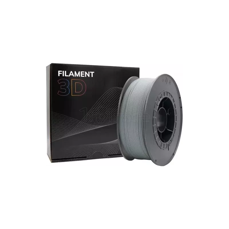 Bobine de Filament PLA 3D Gris Ø1,75mm - 1kg | MonPC.Store