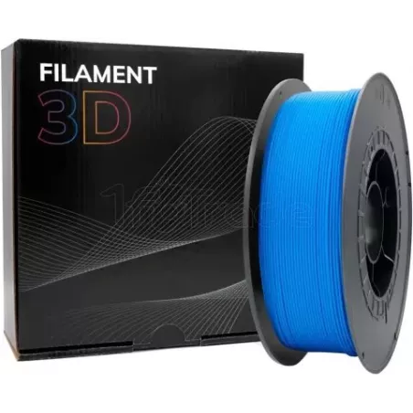 Bobine de Filament PLA 3D Bleu clair Ø1,75mm - 1kg | MonPC.Store