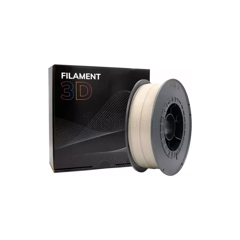 Bobine de Filament PLA 3D Nacre Ø1,75mm - 1kg | MonPC.Store