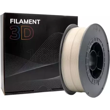 Bobine de Filament PLA 3D Nacre Ø1,75mm - 1kg | MonPC.Store