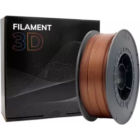 Bobine de Filament PLA 3D Bronze Ø1,75mm - 1kg | MonPC.Store