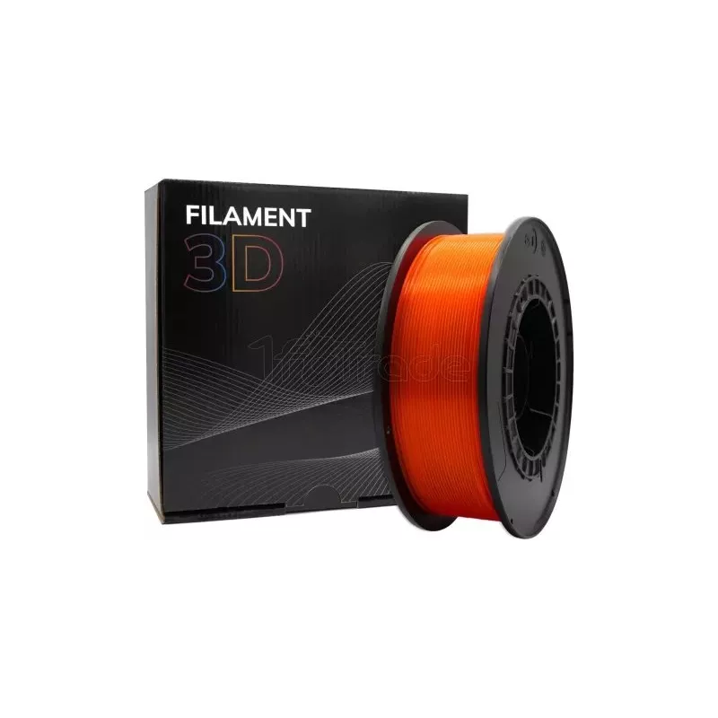 Bobine de Filament PLA 3D Orange fluo Ø1,75mm - 1kg | MonPC.Store