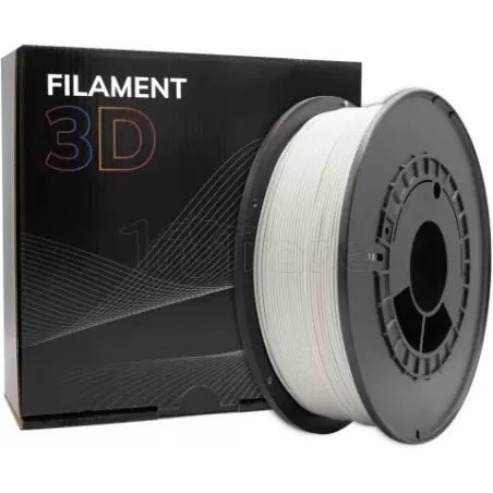 Bobine de Filament PLA 3D Gris clair Ø1,75mm - 1kg | MonPC.Store