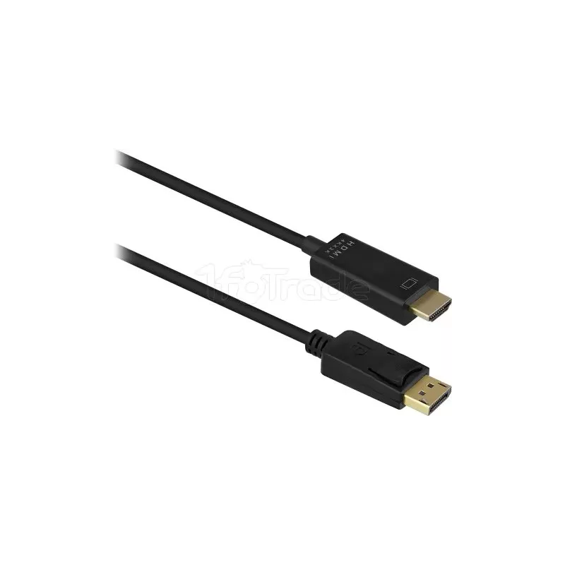 Câble DisplayPortT'nBvers HDMI 2m M/M (Noir) | MonPC.Store