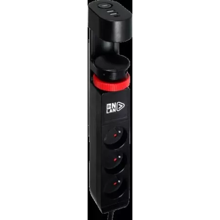 Multiprise sous table 3 prises OnLanPower Desk… | MonPC.Store