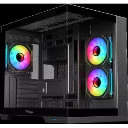 Boitier Moyen Tour ATXiTekDark Cave DS RGB avec… | MonPC.Store