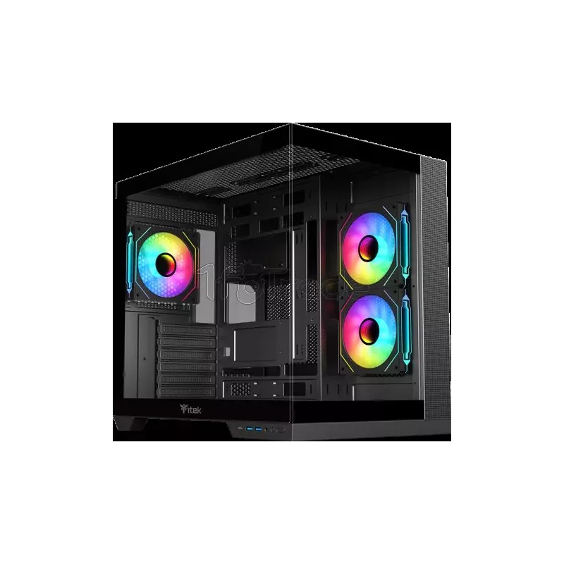 Boitier Moyen Tour ATXiTekDark Cave DS RGB avec… | MonPC.Store