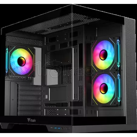 Boitier Moyen Tour ATXiTekDark Cave DS RGB avec… | MonPC.Store