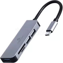 Hub USB-C 3.1CableXpert- 3 ports avec lecteur de… | MonPC.Store