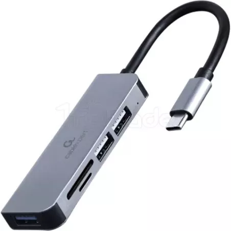 Hub USB-C 3.1CableXpert- 3 ports avec lecteur de… | MonPC.Store