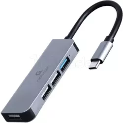 Hub USB-C 3.1CableXpert- 4 ports (Gris) | MonPC.Store