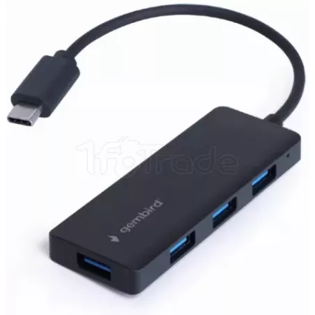 Hub USB-C 3.1Gembird- 4 ports (Noir) | MonPC.Store