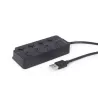 Hub USB 2.0Gembird- 4 ports (Noir) | MonPC.Store