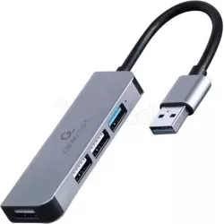 Hub USB 3.1/2.0Gembird- 4 ports (Gris) | MonPC.Store