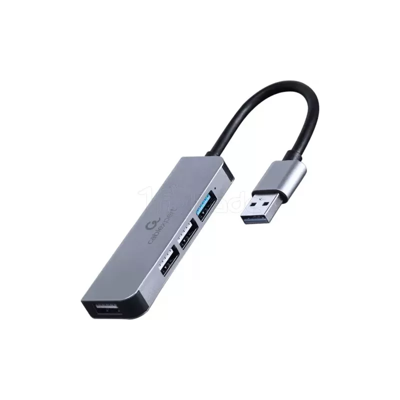 Hub USB 3.1/2.0Gembird- 4 ports (Gris) | MonPC.Store