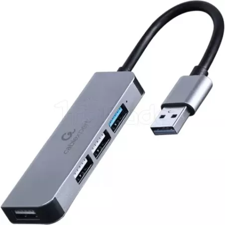 Hub USB 3.1/2.0Gembird- 4 ports (Gris) | MonPC.Store