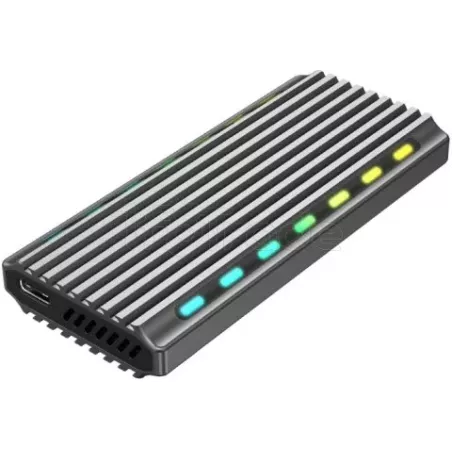 Boitier externe USB 3.1GembirdRGB - S-ATA/NVMe M.2… | MonPC.Store