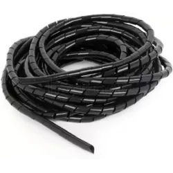 Gaîne Organisateur de câblesCableXpert10mx12mm (Noir) | MonPC.Store