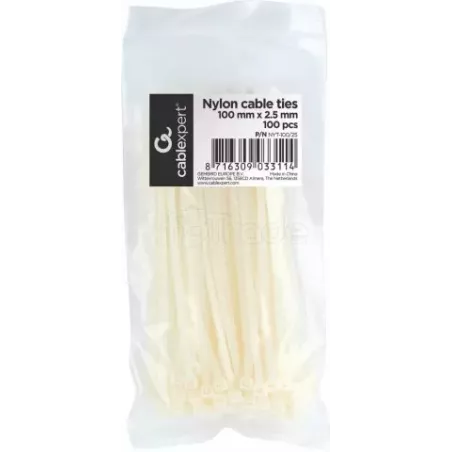 Lot de 100 Colliers plastique/Serre câbleCableXpert… | MonPC.Store