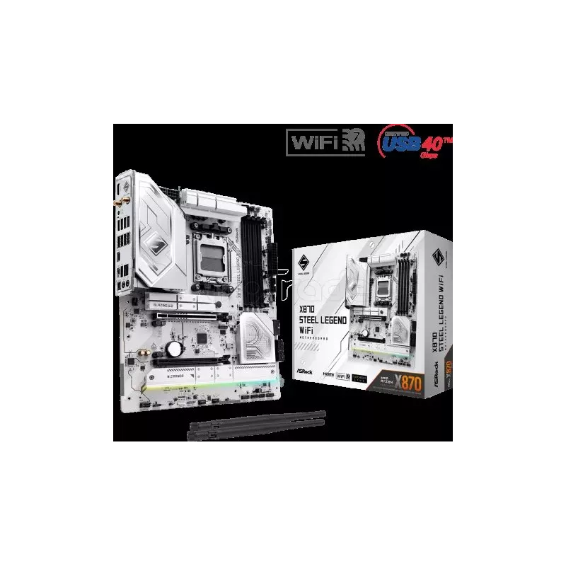 Carte MèreASRockX870 Steel Legend WiFi(AMD AM5) | MonPC.Store