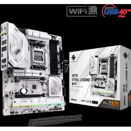 Carte MèreASRockX870 Steel Legend WiFi(AMD AM5) | MonPC.Store