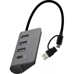 Hub USB 3.0T'nB- 3x USB-A + 1x USB-C | MonPC.Store