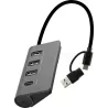 Hub USB 3.0T'nB- 3x USB-A + 1x USB-C | MonPC.Store