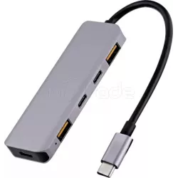 Hub USB 3.2T'nB- 2x USB-A + 2x USB-C 100W | MonPC.Store